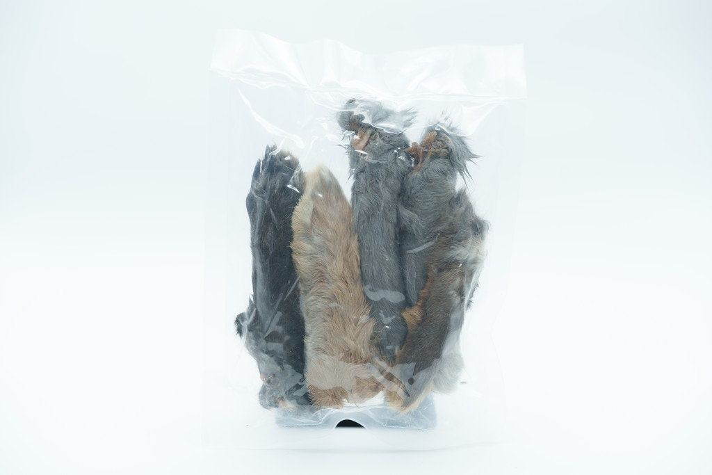 Raw Dehydrated Rabbit feet