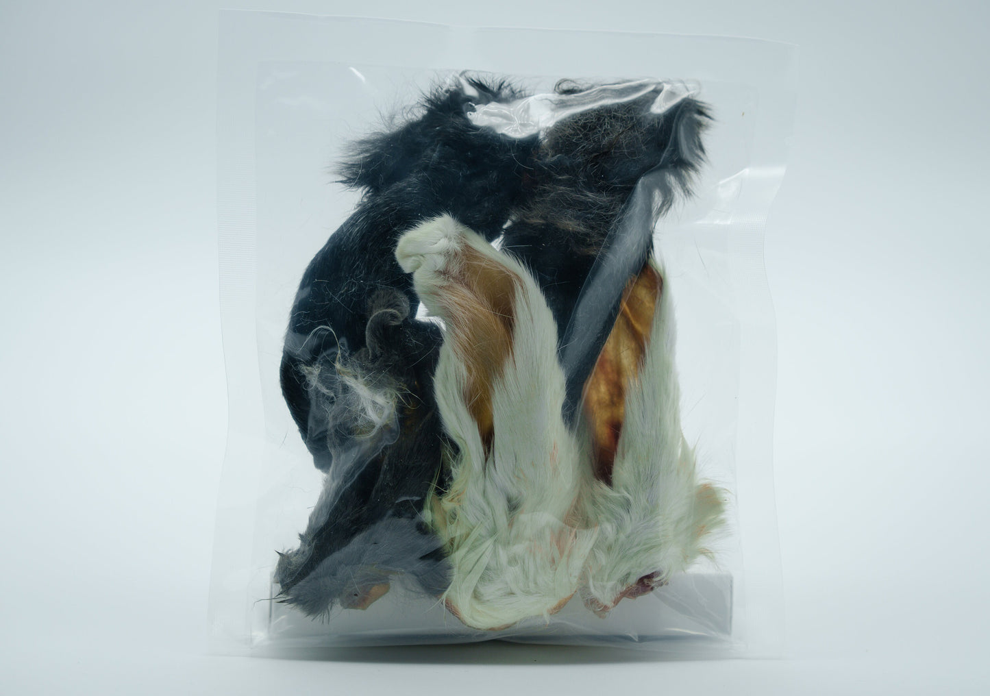 Rabbit Ears, dehydrated 5 pack, whole, hair on, 100% Natural